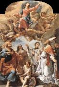 Ubaldo Gandolfi The Madonna in the glory with holy France oil painting artist